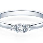 Brillant 3-Steiner Weissgold